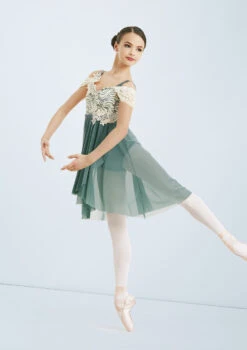 Weissman I Rest -Dance costume 10935 weissman i rest green front 08433.1678886929