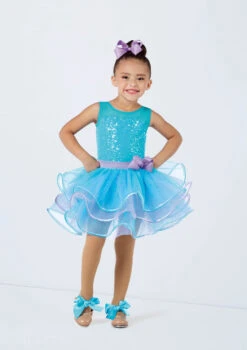 Weissman Wiggle Wiggle Wiggle -Dance costume 13602 turquoise 106 94278.1698815846