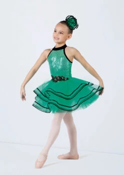Weissman River Flows In You -Dance costume 13658 emerald 3910 62561.1678888718