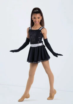 Weissman One Kiss -Dance costume 14156 black 6602 68900.1698816560