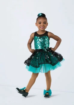 Weissman What A Feeling -Dance costume 14365 emerald 2803 50051.1692402340