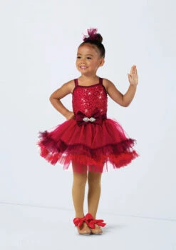 Weissman Take A Breath -Dance costume 14370 scarlet 077 47692.1698713251