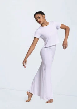 Weissman Wide Leg Matte Jersey Pants -Dance costume 14433 white MJ12612 white 2766 96635.1678891065