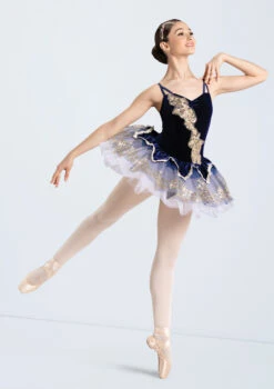 Weissman Paquita -Dance costume 14708 navy 7010 45085.1678890084