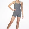 Intermezzo Skinlegshort Warm Up Suit -Dance costume 4587 intermezzo skinlegshort warm up suit grey front 23494.1678928040