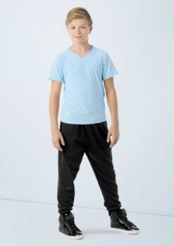 Weissman Boys V-Neck Shirt -Dance costume 6620 copen 3767 30325.1678890308