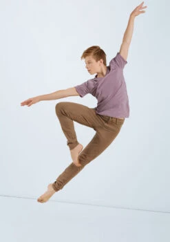 Weissman Boys V-Neck Shirt -Dance costume 6620 frenchmauve AH10781 desertsand 010 94385.1678890308