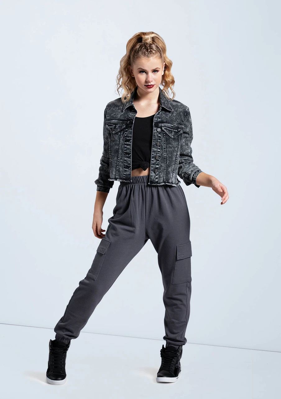 Weissman French Terry Cargo Pants Weissman French Terry Cargo Pants -Dance costume AH11507 blackacidwash AH12728 gray 037 70224.1697719843