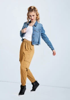 Weissman French Terry Cargo Pants 6 Weissman French Terry Cargo Pants -Dance costume AH11507 mediumwash AH12728 camel 073 06674.1678890683