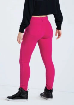 Weissman Mid Rise Bold Color Jeggings -Dance costume AH11509 black AH10247 lipstick 098 09595.1678890506