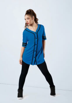 Weissman Oversized Baseball Jersey 5 Weissman Oversized Baseball Jersey -Dance costume AH9224 royal MT6789 black 9009 93248.1678890723