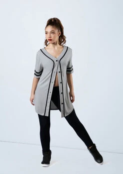 Weissman Oversized Baseball Jersey 6 Weissman Oversized Baseball Jersey -Dance costume AH9224 softgray MT6789 black 880 64284.1678890723