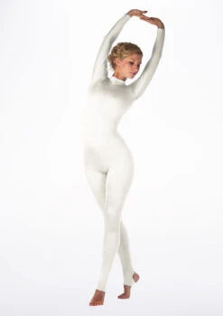 Alegra Shiny Aspen Catsuit 5 Alegra Shiny Aspen Catsuit -Dance costume ALC0292 MAIN WHT 81755.1678871304