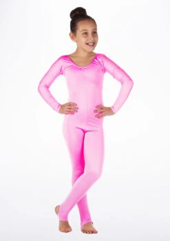 Alegra Girls Shiny Blaine Catsuit -Dance costume ALC5290 MAIN FPK 66700.1675211025