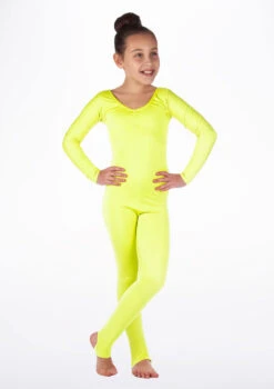 Alegra Girls Shiny Blaine Catsuit -Dance costume ALC5290 MAIN FYE 80320.1675211025