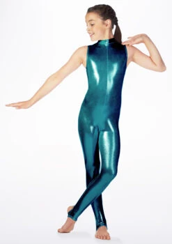 Alegra Girls Metallic Rhona Unitard -Dance costume ALC5291 MAIN2 MMR 12867.1688080774