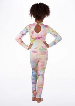 Alegra Girls Patterned Aspen Catsuit -Dance costume ALC5292P BACKM 1 63995.1678871860