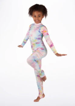 Alegra Girls Patterned Aspen Catsuit -Dance costume ALC5292P MAIN 1 84914.1678871860