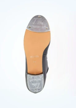Alegra Basic Tie Front Tap Shoe -Dance costume ALH0019 BLK BOTTOM BLK 00980.1678872519