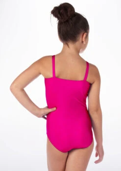 Alegra Girls Shiny Cleo Leotard -Dance costume ALL5206 BACKM MAG 13791.1678873839