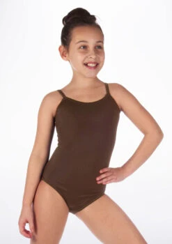 Alegra Girls Shiny Cleo Leotard -Dance costume ALL5206 MAIN BRN 04704.1678873838