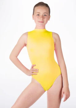 Alegra Girls Shiny Verity Leotard 18 Alegra Girls Shiny Verity Leotard -Dance costume ALL5210 MAIN YEL 46907.1678874176