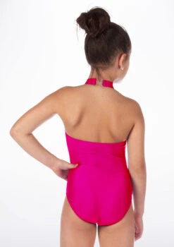 Alegra Girls Shiny Nola Leotard -Dance costume ALL5217 BACKM MAG 92783.1678874243