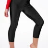 Alegra Girls Shiny Crop Leggings 2 Alegra Girls Shiny Crop Leggings -Dance costume ALP5206 MAIN BLK 49319.1678876128