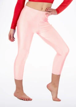 Alegra Girls Shiny Crop Leggings -Dance costume ALP5206 MAIN PPK 72451.1678876129