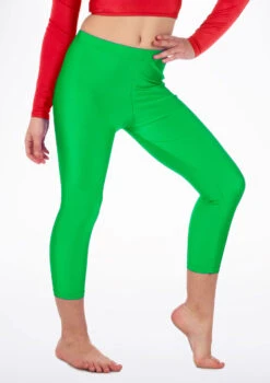 Alegra Girls Shiny Crop Leggings -Dance costume ALP5206 MAIN VER 85250.1678876136