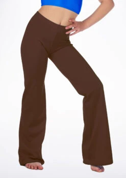 Alegra Girls Shiny Jazz Pant -Dance costume ALP5208 MAIN BRN 37287.1678876167