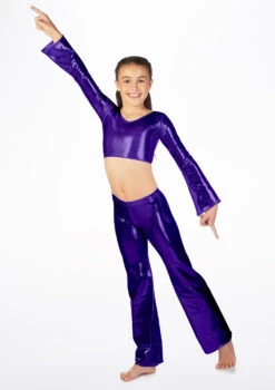 Alegra Girls Metallic Jazz Pant -Dance costume ALP5208 MAIN MPU 43551.1678876143