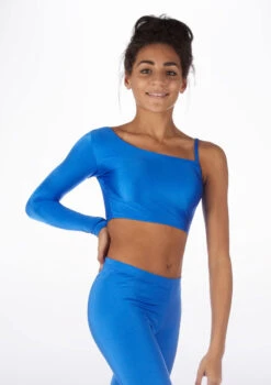 Alegra Shiny Echo Dance Top -Dance costume ALS0252 MAIN ROY 57720.1678877653