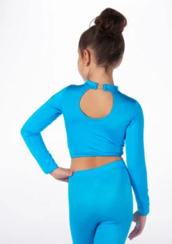 Alegra Girls Shiny Raya Dance Top -Dance costume ALS5267 MAIN KIN 45951.1678878576