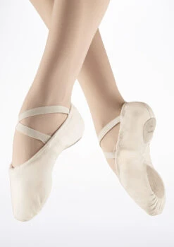 Bloch Split Sole Canvas Ballet Shoe - White -Dance costume BL277WHT MAIN WHT T 91272.1698801002