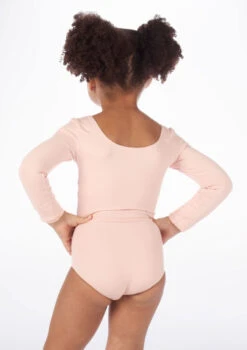 Bloch Girls Long Sleeve Cotton Leotard -Dance costume BLCL5409 BACKM PNK 51516.1678880562