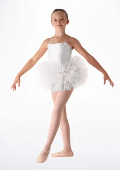 Leo's Dancewear Girls Bando Tutu -Dance costume BLLD152 MAIN WHT 19688.1678926092