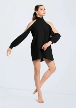 Weissman Open Sleeve Overdress 8 Weissman Open Sleeve Overdress -Dance costume D10759 black 1642 74703.1678890789