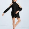 Weissman Open Sleeve Overdress -Dance costume D10759 black 1642 77456.1678890789