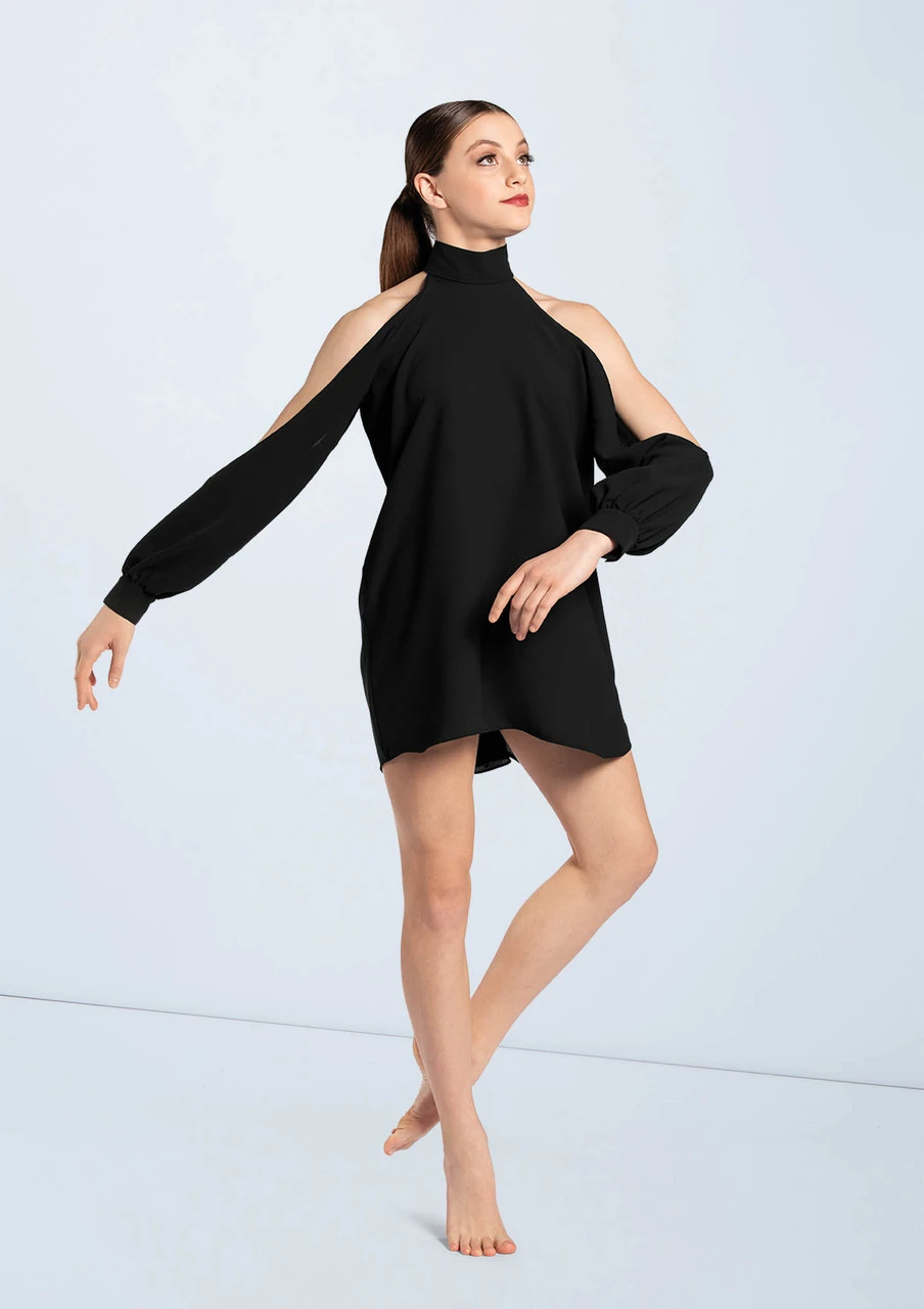 Weissman Open Sleeve Overdress Weissman Open Sleeve Overdress -Dance costume D10759 black 1642 77456.1678890789