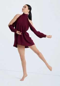 Weissman Open Sleeve Overdress 10 Weissman Open Sleeve Overdress -Dance costume D10759 blackcherry 107915 02610.1698840460