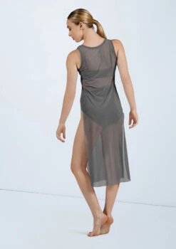Weissman Mesh Tank Overdress -Dance costume D11631 gray 160172 41059.1678890832