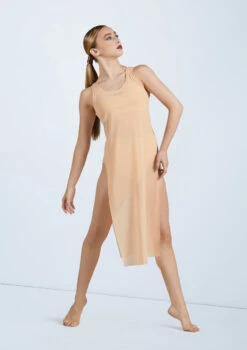 Weissman Mesh Tank Overdress -Dance costume D11631 newnude 160209 91248.1698450249
