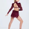 Weissman Trouble -Dance costume D12666 blackcherry 063 60913.1692925129