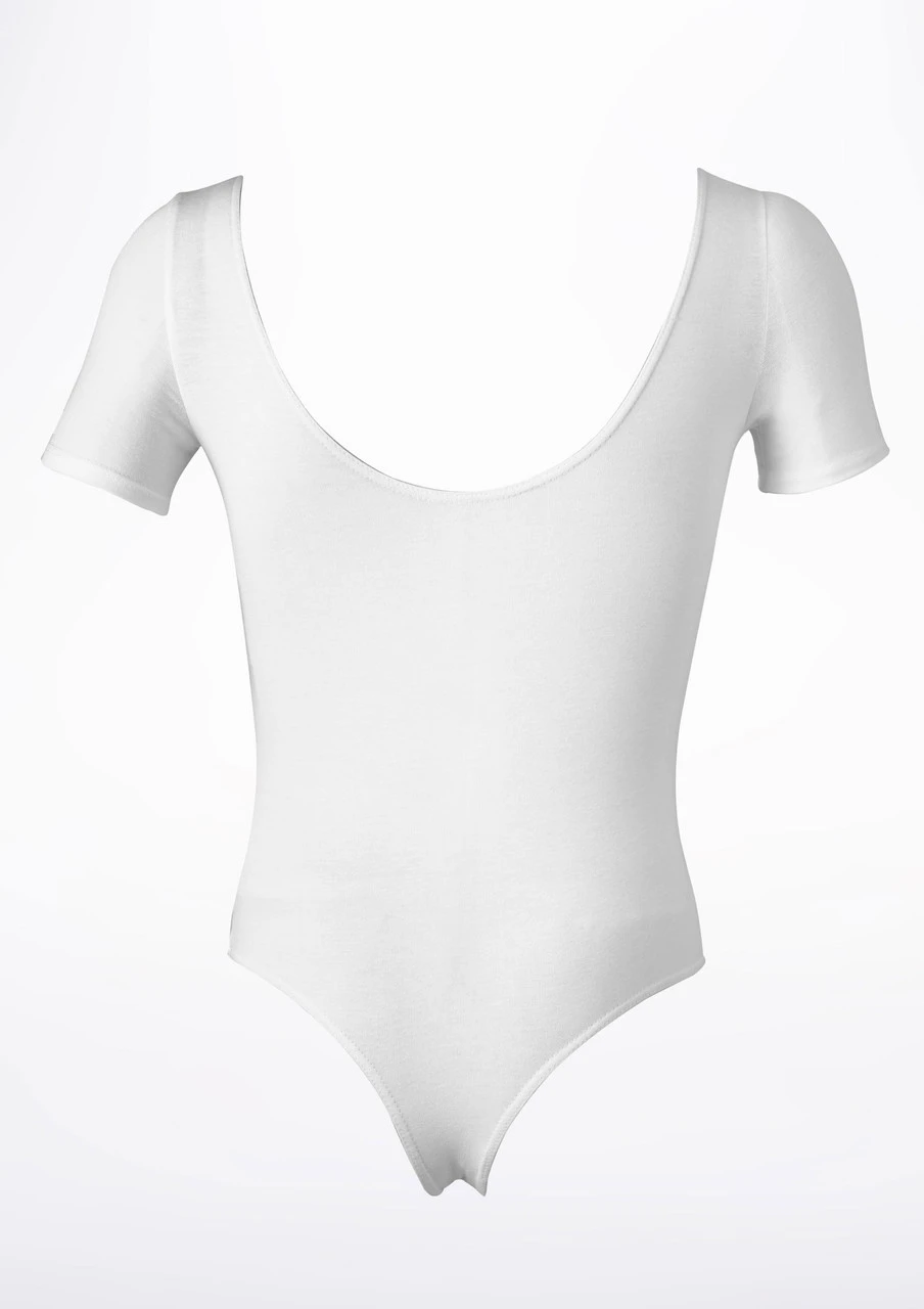 Freed RAD Mens Short Sleeve Thong Leotard Freed RAD Mens Short Sleeve Thong Leotard -Dance costume FRARNA CROP2M WHT 64136.1678927593