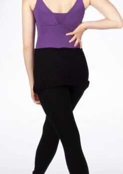 Mirella Body Warm Up Suit -Dance costume MIM1102 CROPM BLK 77393.1675902437