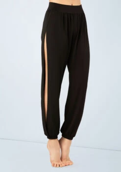 Weissman Spliced Jogger Pants 14 Weissman Spliced Jogger Pants -Dance costume MJ12237 black 2689 49993.1698450384