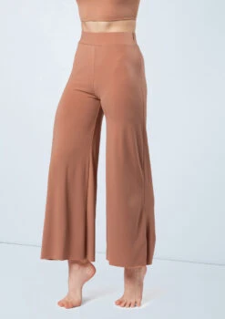 Weissman Wide Leg Matte Jersey Pants -Dance costume MJ12612 warmsand 660 67250.1678891065