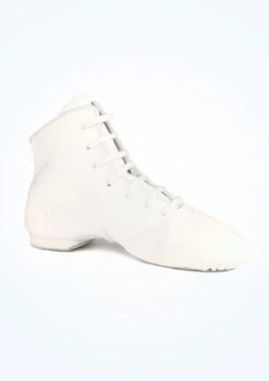 Merlet Galaxy Boot Split Sole Jazz Shoe -Dance costume MLGALAX MAIN WHT 15352.1698809420