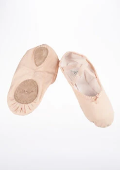 Move Dance Split Sole Canvas Ballet Shoe - Pink -Dance costume MOB0004PNK CROP PNK 06572.1678928327